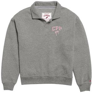 COLLARED CREW CPP OVER BOW WHITE