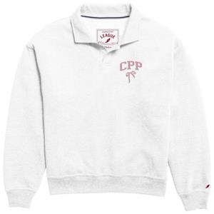 COLLARED CREW CPP OVER BOW WHITE