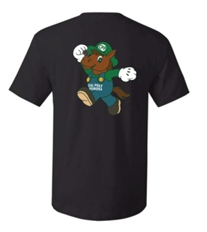 Tee Green Jump Man Black