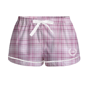LADIES HARLEY FLANNEL SHORTS CAL POLY OVER POMONA