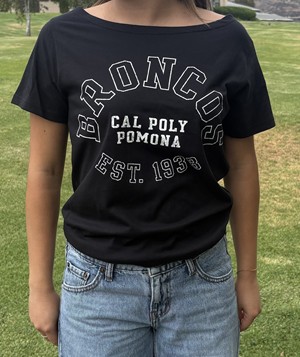Ladies Tailgate Off Shoulder Tee