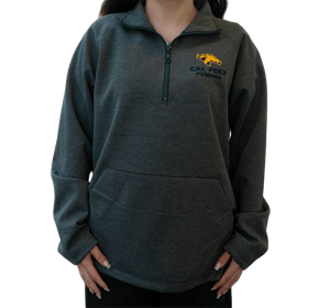 1/4 Zip Left Chest Horsehead Over Full Spell