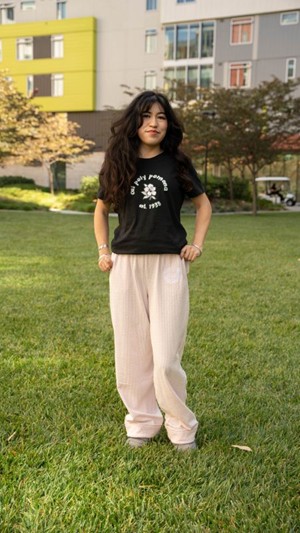 LADIES SEERSUCKER PANT CPP LAUREL LEAVES