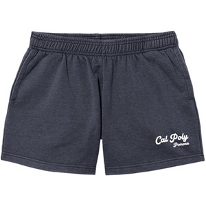 Womens Shorts Cal Poly Pomona Distressed