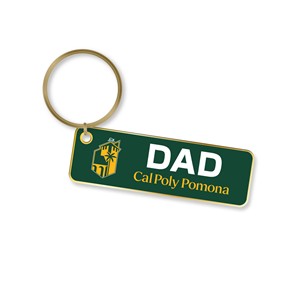 Key Tag Brass Rectangle Campus Logo Dad