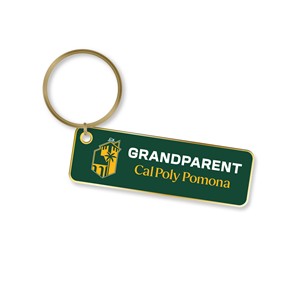 Key Tag Brass Rectangle Campus Logo Grandparent