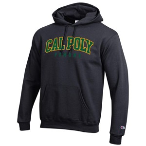 Hood Powerblend Cal Poly Arched Over Pomona Black W/Green