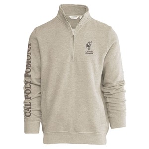 1/4 Zip W/ Pockets Emb Campus Logo And Arm Sleeve