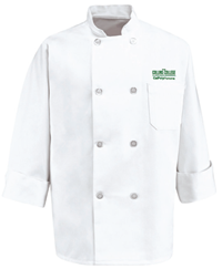Collins Chef Coat White Extra Large NEW Logo